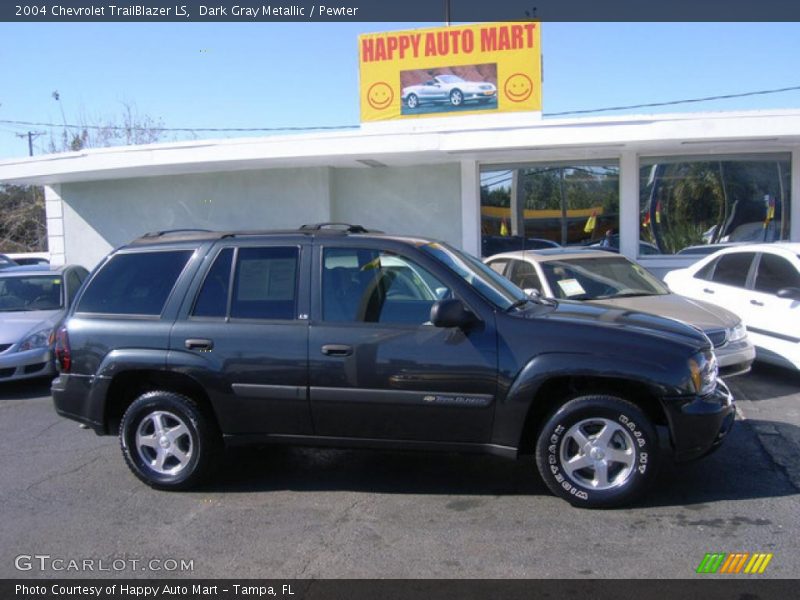 Dark Gray Metallic / Pewter 2004 Chevrolet TrailBlazer LS