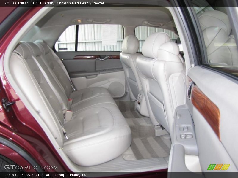 Crimson Red Pearl / Pewter 2000 Cadillac DeVille Sedan