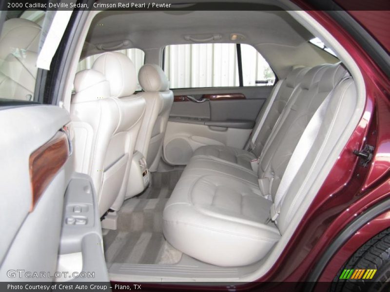 Crimson Red Pearl / Pewter 2000 Cadillac DeVille Sedan