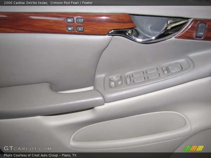 Crimson Red Pearl / Pewter 2000 Cadillac DeVille Sedan