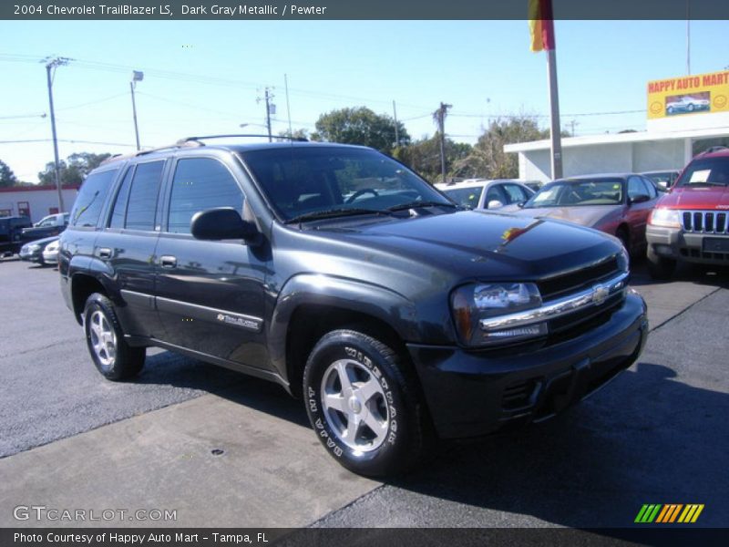 Dark Gray Metallic / Pewter 2004 Chevrolet TrailBlazer LS