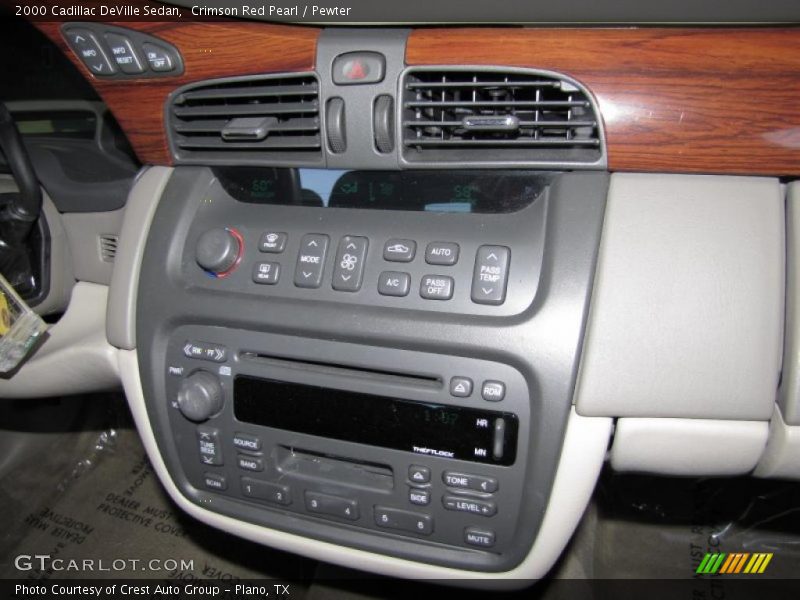 Crimson Red Pearl / Pewter 2000 Cadillac DeVille Sedan