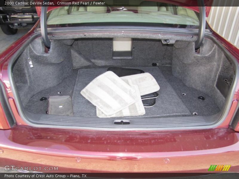 Crimson Red Pearl / Pewter 2000 Cadillac DeVille Sedan