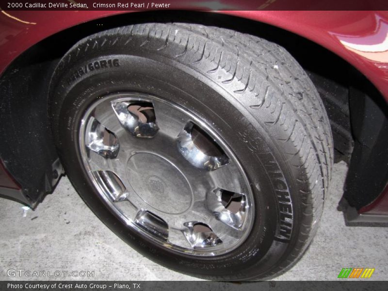Crimson Red Pearl / Pewter 2000 Cadillac DeVille Sedan