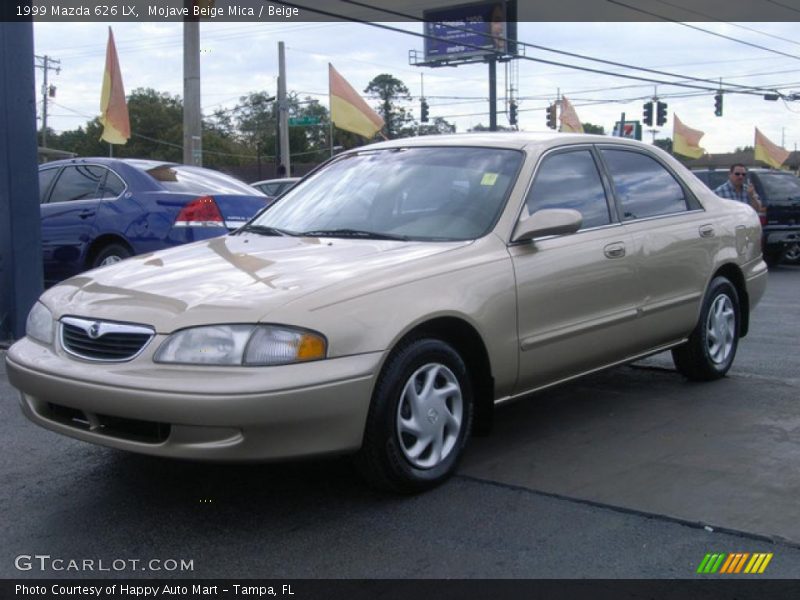 Mojave Beige Mica / Beige 1999 Mazda 626 LX
