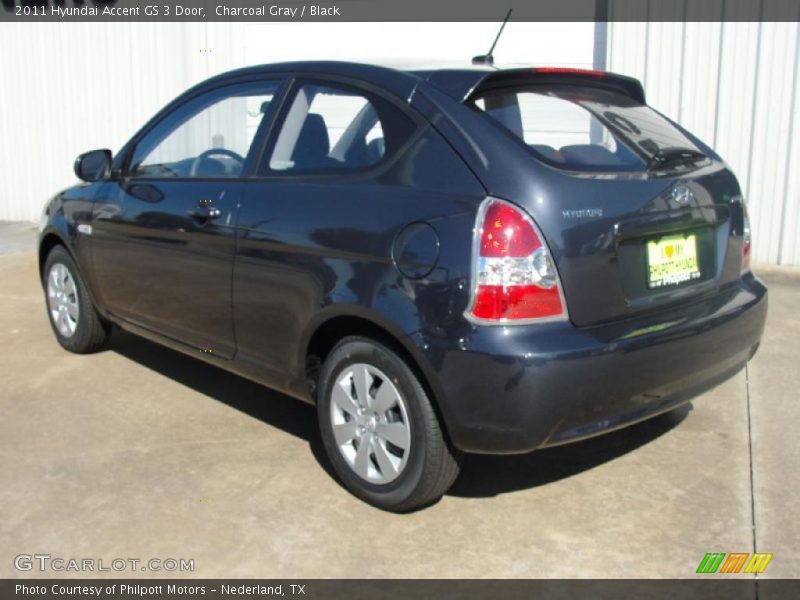  2011 Accent GS 3 Door Charcoal Gray