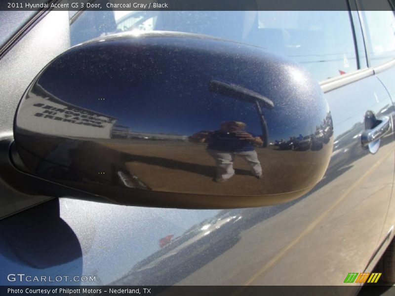 Charcoal Gray / Black 2011 Hyundai Accent GS 3 Door