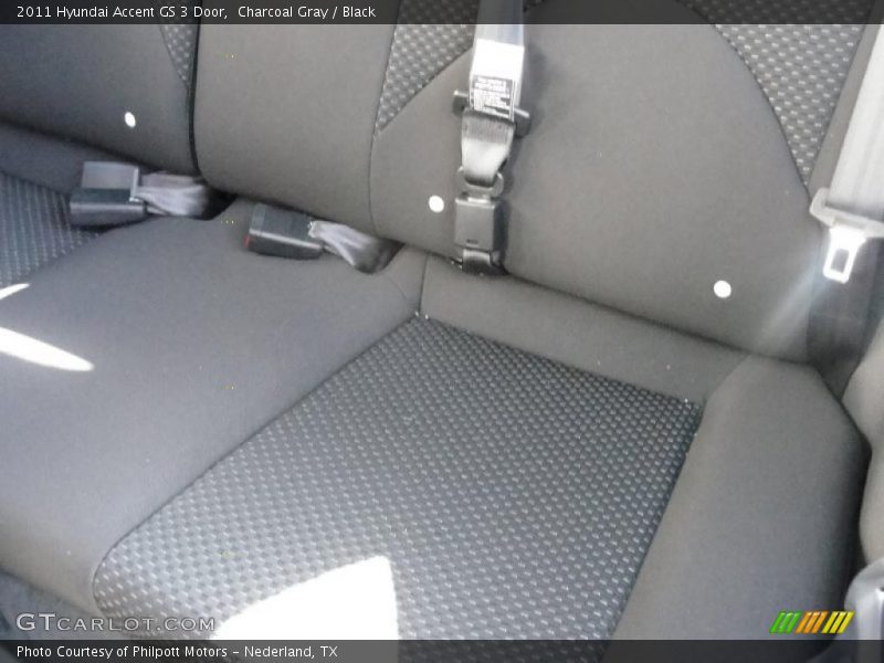 Charcoal Gray / Black 2011 Hyundai Accent GS 3 Door