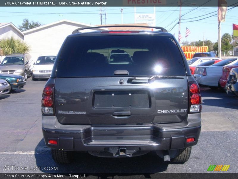 Dark Gray Metallic / Pewter 2004 Chevrolet TrailBlazer LS