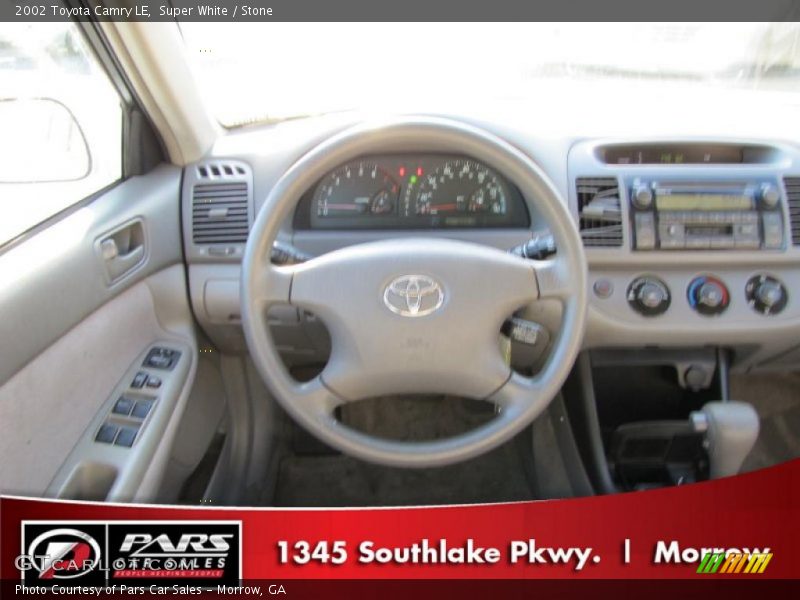 Super White / Stone 2002 Toyota Camry LE