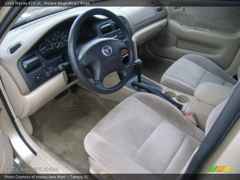Mojave Beige Mica / Beige 1999 Mazda 626 LX