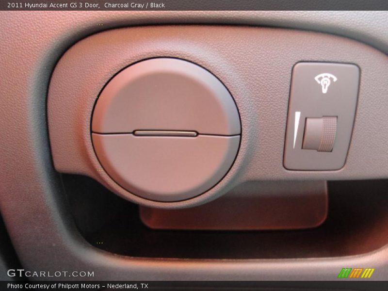 Charcoal Gray / Black 2011 Hyundai Accent GS 3 Door
