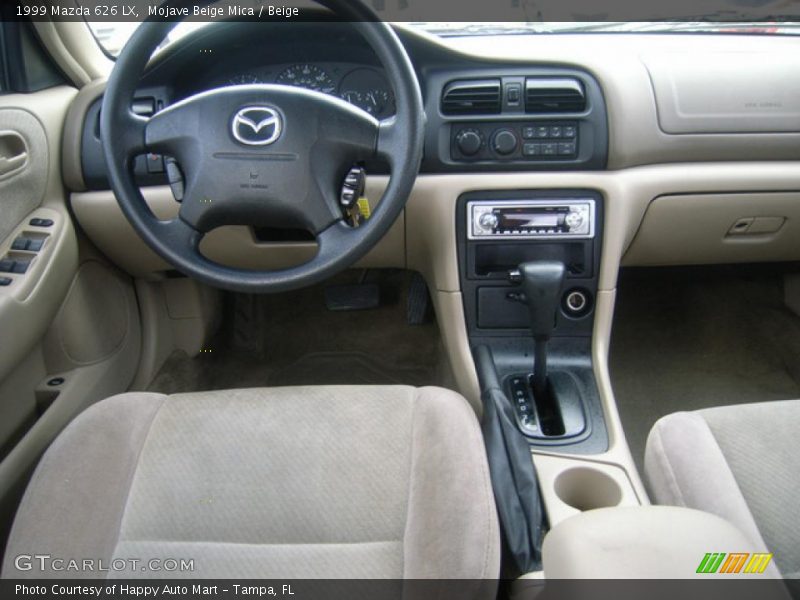Mojave Beige Mica / Beige 1999 Mazda 626 LX