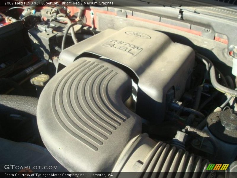 Bright Red / Medium Graphite 2002 Ford F150 XLT SuperCab