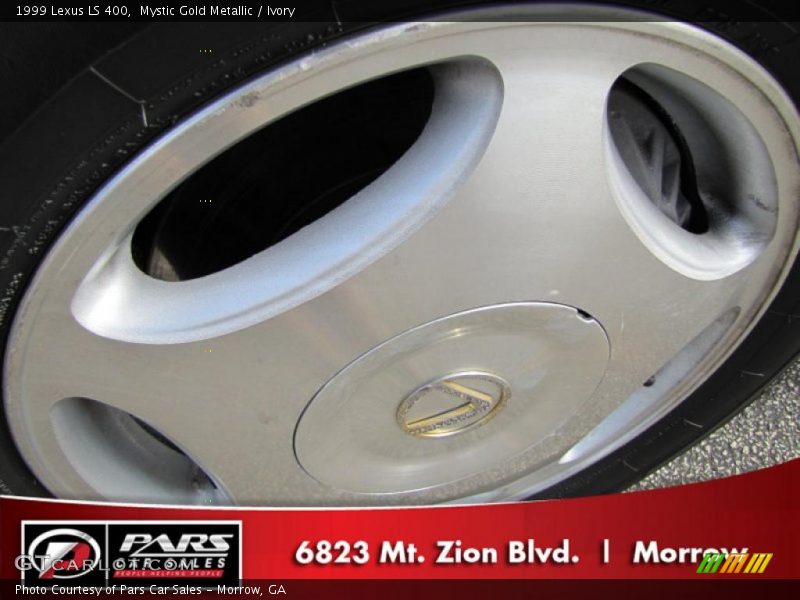 Mystic Gold Metallic / Ivory 1999 Lexus LS 400