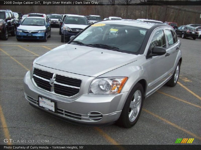 Bright Silver Metallic / Dark Slate Gray 2008 Dodge Caliber SXT