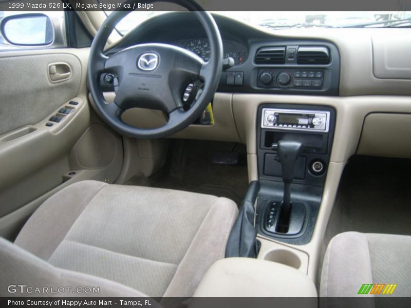 Mojave Beige Mica / Beige 1999 Mazda 626 LX