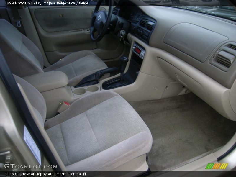 Mojave Beige Mica / Beige 1999 Mazda 626 LX