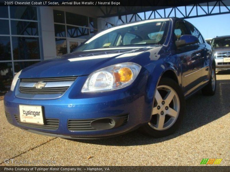 Arrival Blue Metallic / Neutral Beige 2005 Chevrolet Cobalt LT Sedan