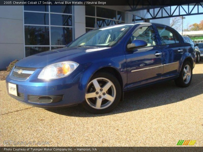 Arrival Blue Metallic / Neutral Beige 2005 Chevrolet Cobalt LT Sedan