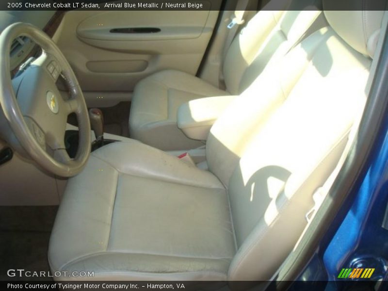 Arrival Blue Metallic / Neutral Beige 2005 Chevrolet Cobalt LT Sedan