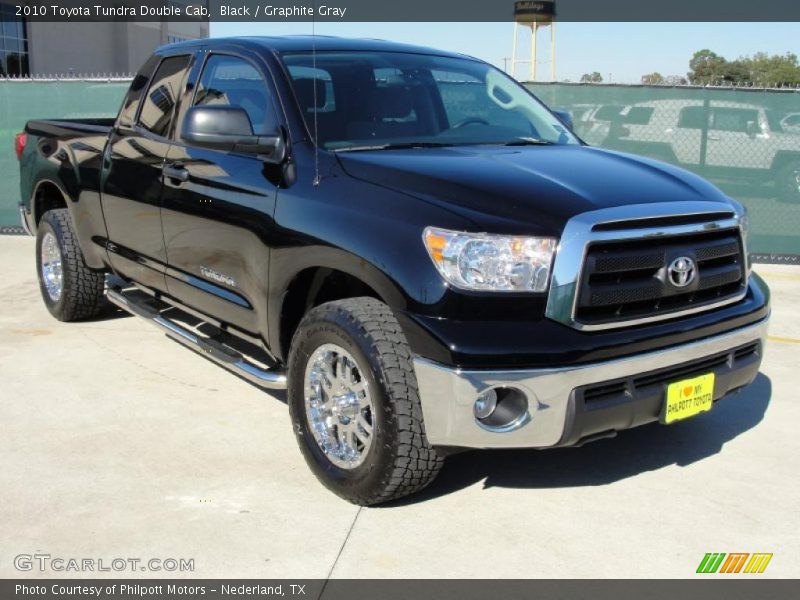 Black / Graphite Gray 2010 Toyota Tundra Double Cab