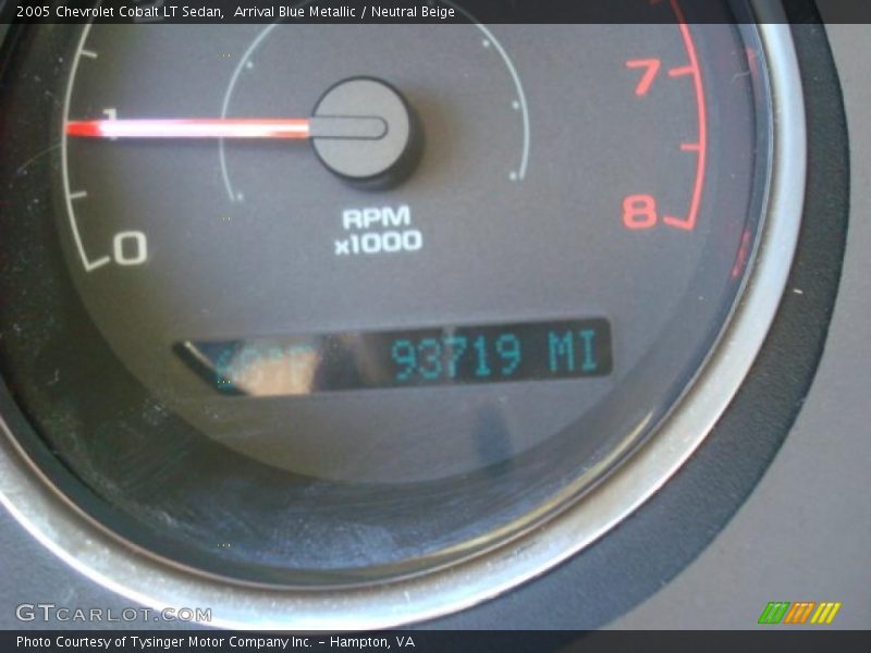 Arrival Blue Metallic / Neutral Beige 2005 Chevrolet Cobalt LT Sedan