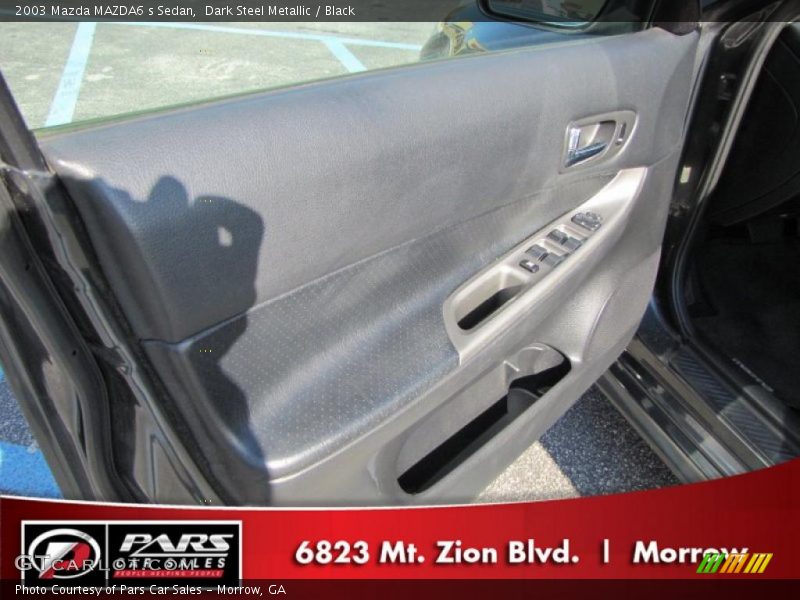 Dark Steel Metallic / Black 2003 Mazda MAZDA6 s Sedan