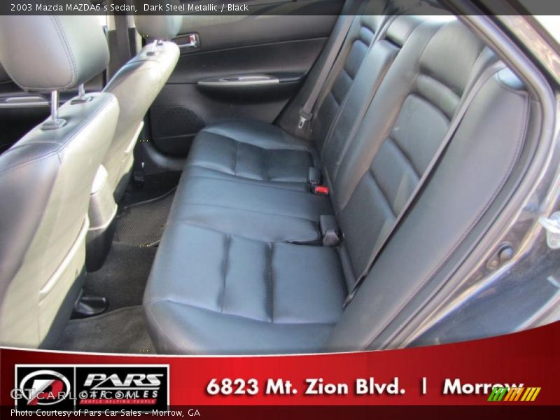 Dark Steel Metallic / Black 2003 Mazda MAZDA6 s Sedan