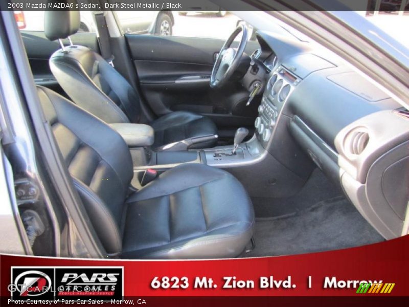 Dark Steel Metallic / Black 2003 Mazda MAZDA6 s Sedan