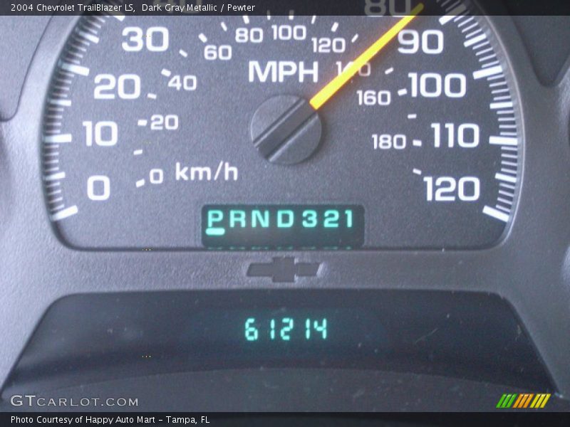 Dark Gray Metallic / Pewter 2004 Chevrolet TrailBlazer LS