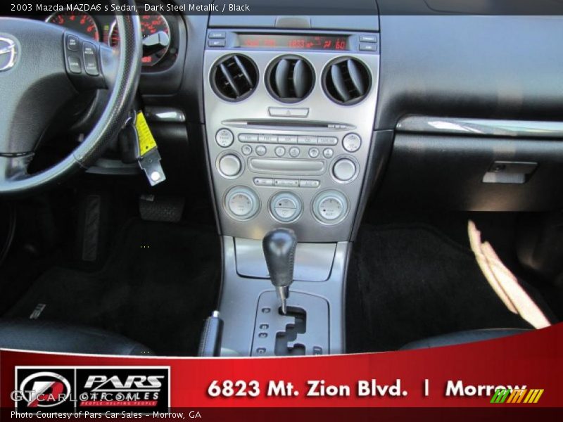 Dark Steel Metallic / Black 2003 Mazda MAZDA6 s Sedan