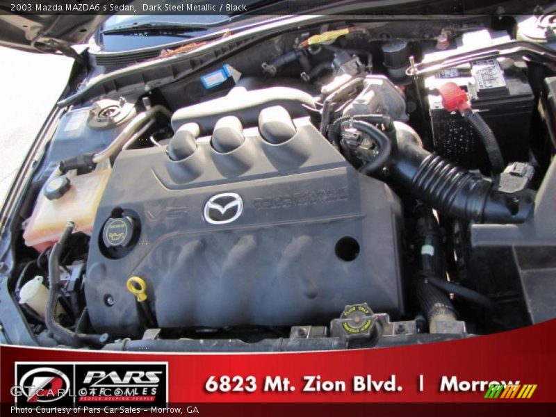 Dark Steel Metallic / Black 2003 Mazda MAZDA6 s Sedan
