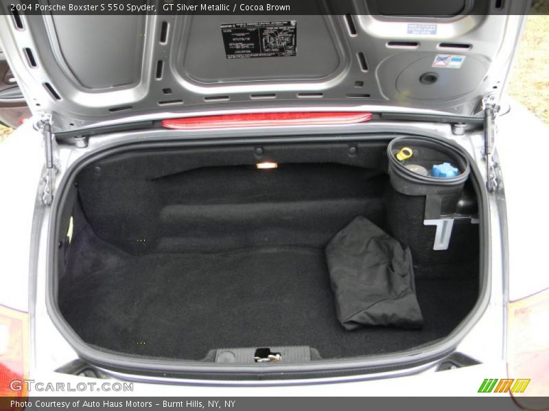  2004 Boxster S 550 Spyder Trunk