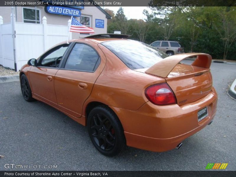 Orange Blast Pearlcoat / Dark Slate Gray 2005 Dodge Neon SRT-4