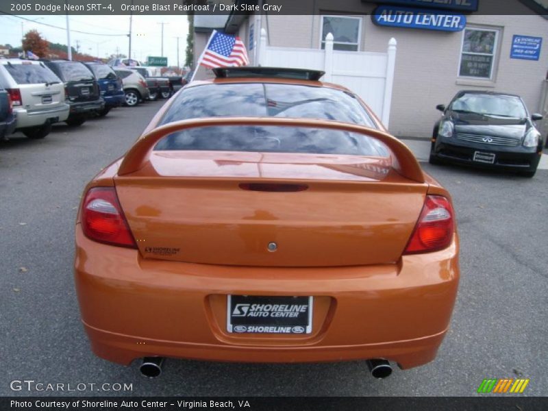 Orange Blast Pearlcoat / Dark Slate Gray 2005 Dodge Neon SRT-4
