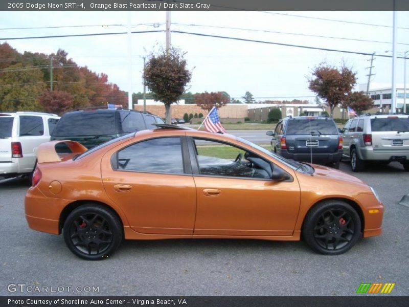 Orange Blast Pearlcoat / Dark Slate Gray 2005 Dodge Neon SRT-4