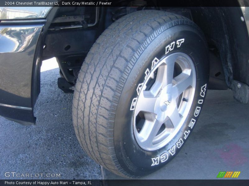 Dark Gray Metallic / Pewter 2004 Chevrolet TrailBlazer LS