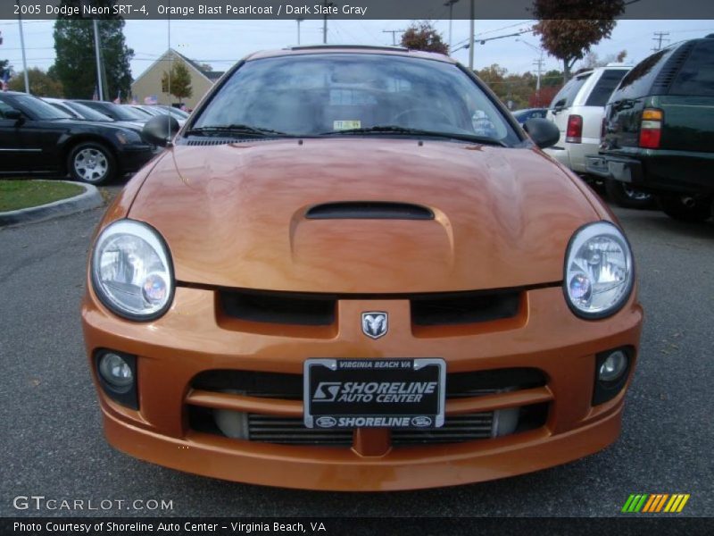 Orange Blast Pearlcoat / Dark Slate Gray 2005 Dodge Neon SRT-4