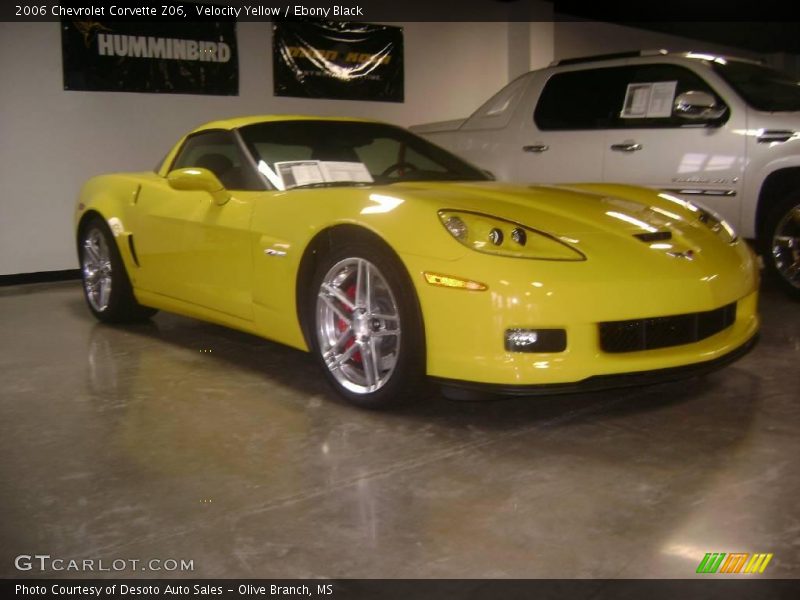 Velocity Yellow / Ebony Black 2006 Chevrolet Corvette Z06