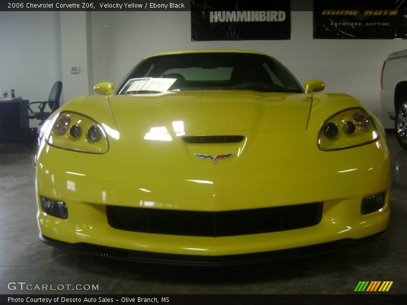 Velocity Yellow / Ebony Black 2006 Chevrolet Corvette Z06
