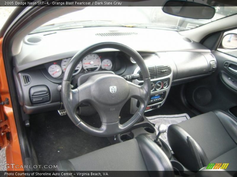 Orange Blast Pearlcoat / Dark Slate Gray 2005 Dodge Neon SRT-4
