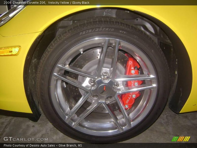 Velocity Yellow / Ebony Black 2006 Chevrolet Corvette Z06