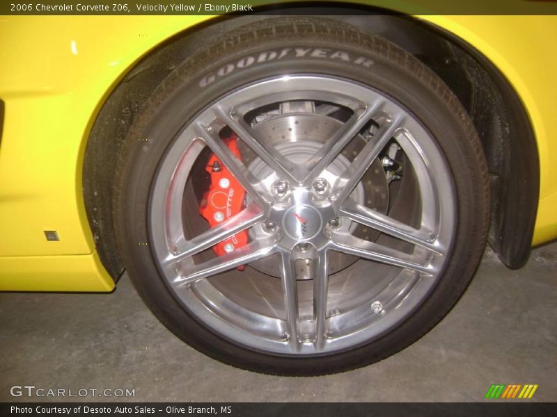 Velocity Yellow / Ebony Black 2006 Chevrolet Corvette Z06