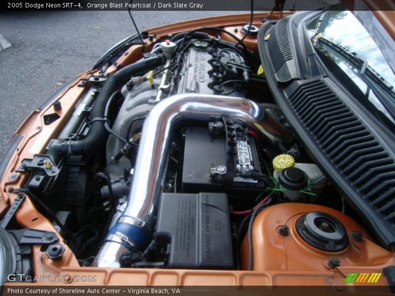 Orange Blast Pearlcoat / Dark Slate Gray 2005 Dodge Neon SRT-4