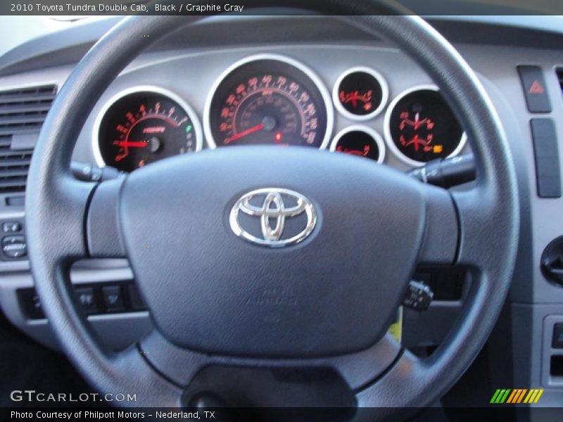Black / Graphite Gray 2010 Toyota Tundra Double Cab