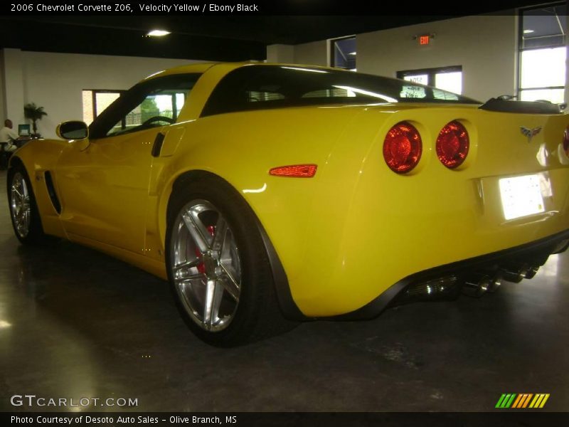 Velocity Yellow / Ebony Black 2006 Chevrolet Corvette Z06