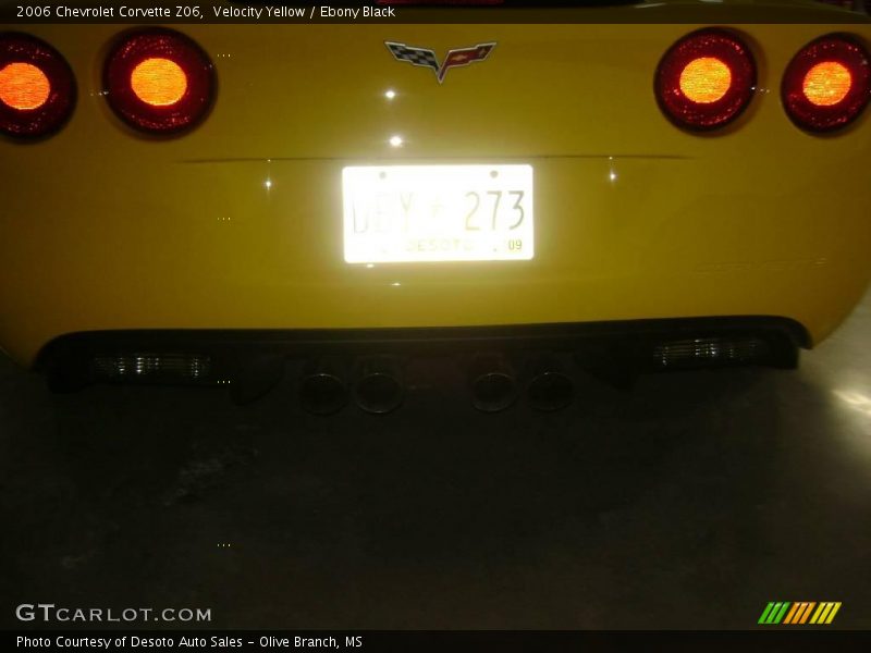 Velocity Yellow / Ebony Black 2006 Chevrolet Corvette Z06