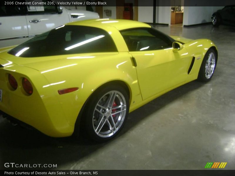 Velocity Yellow / Ebony Black 2006 Chevrolet Corvette Z06