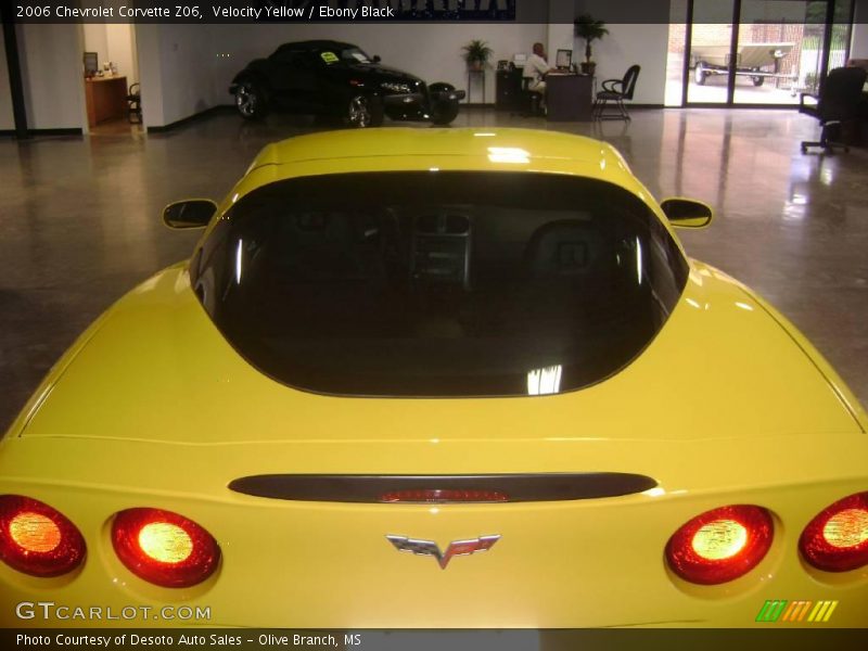 Velocity Yellow / Ebony Black 2006 Chevrolet Corvette Z06